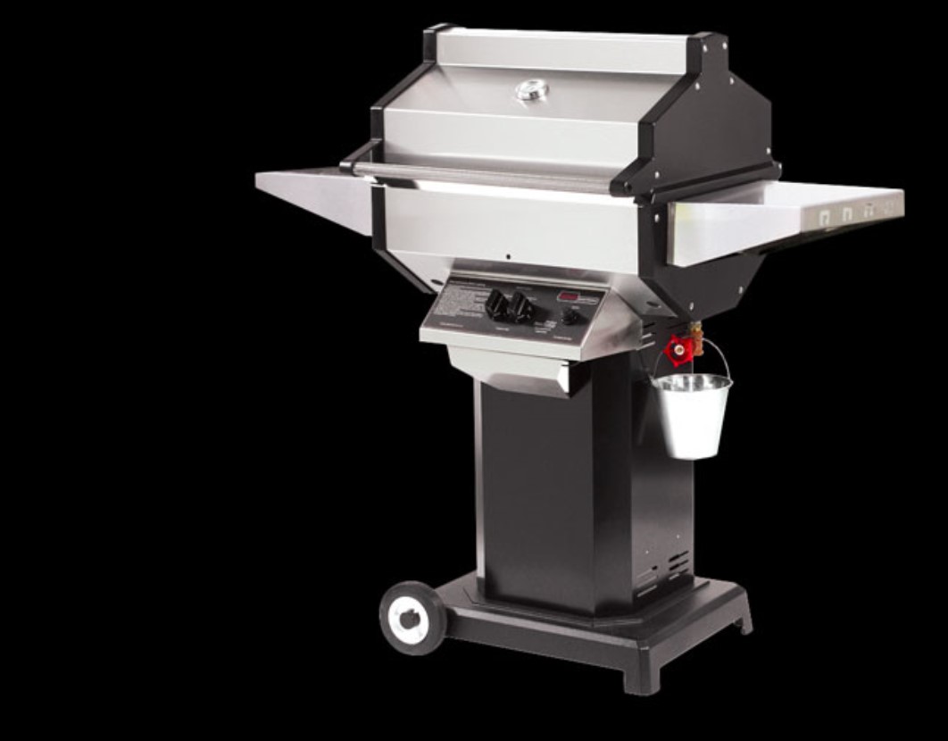 Cast Aluminum by Phoenix FreeStanding Grill Flame Center